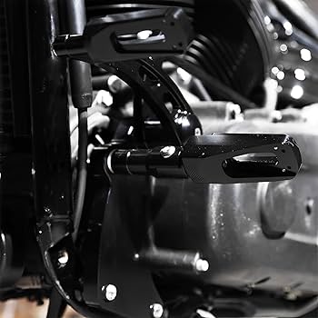 Amazon.com: VPZMT Black Forward Controls Footpegs Levers