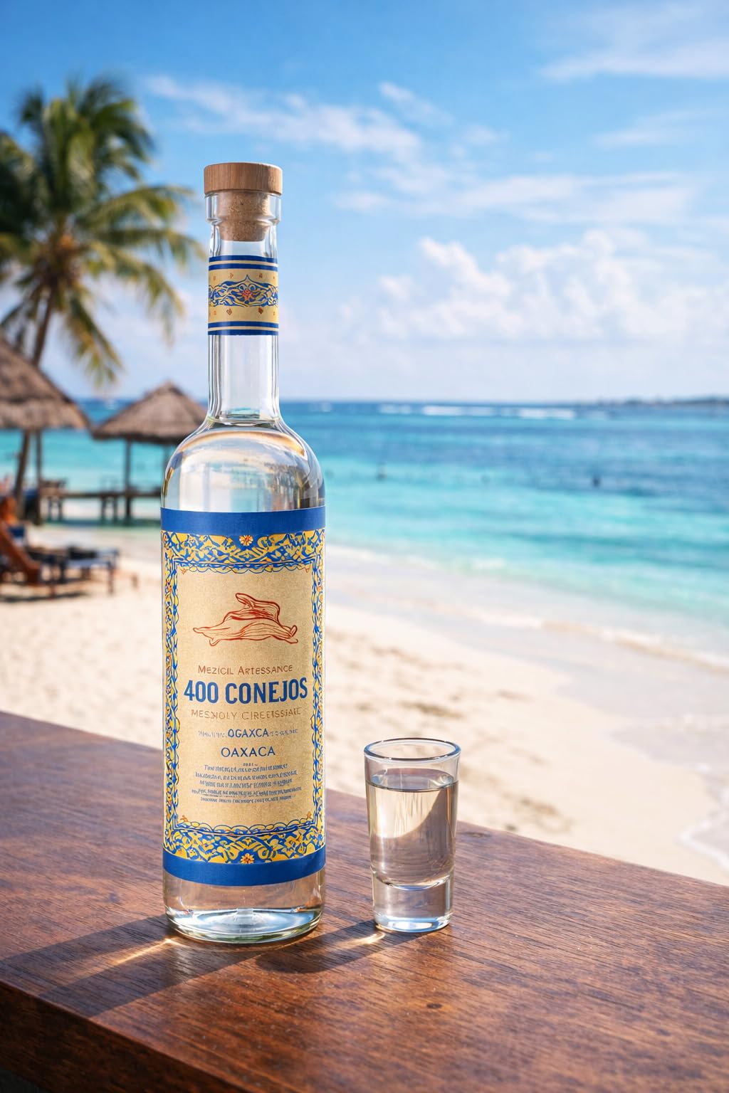 Mezcal 400 Conejos 3 Botellas Artesanal Oaxaca