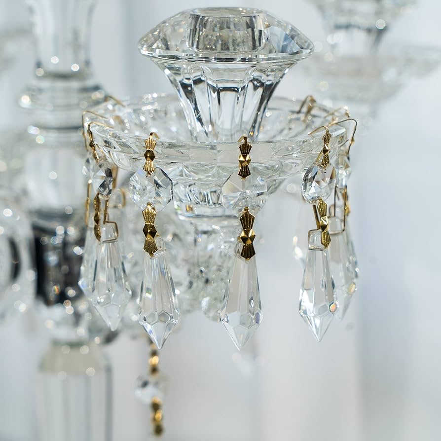 クリスタルビーズ シャンデリア 中型 ビーズ 『プレシオサ シャンデリアパーツ 1081 クリスタル 1.6×4cm