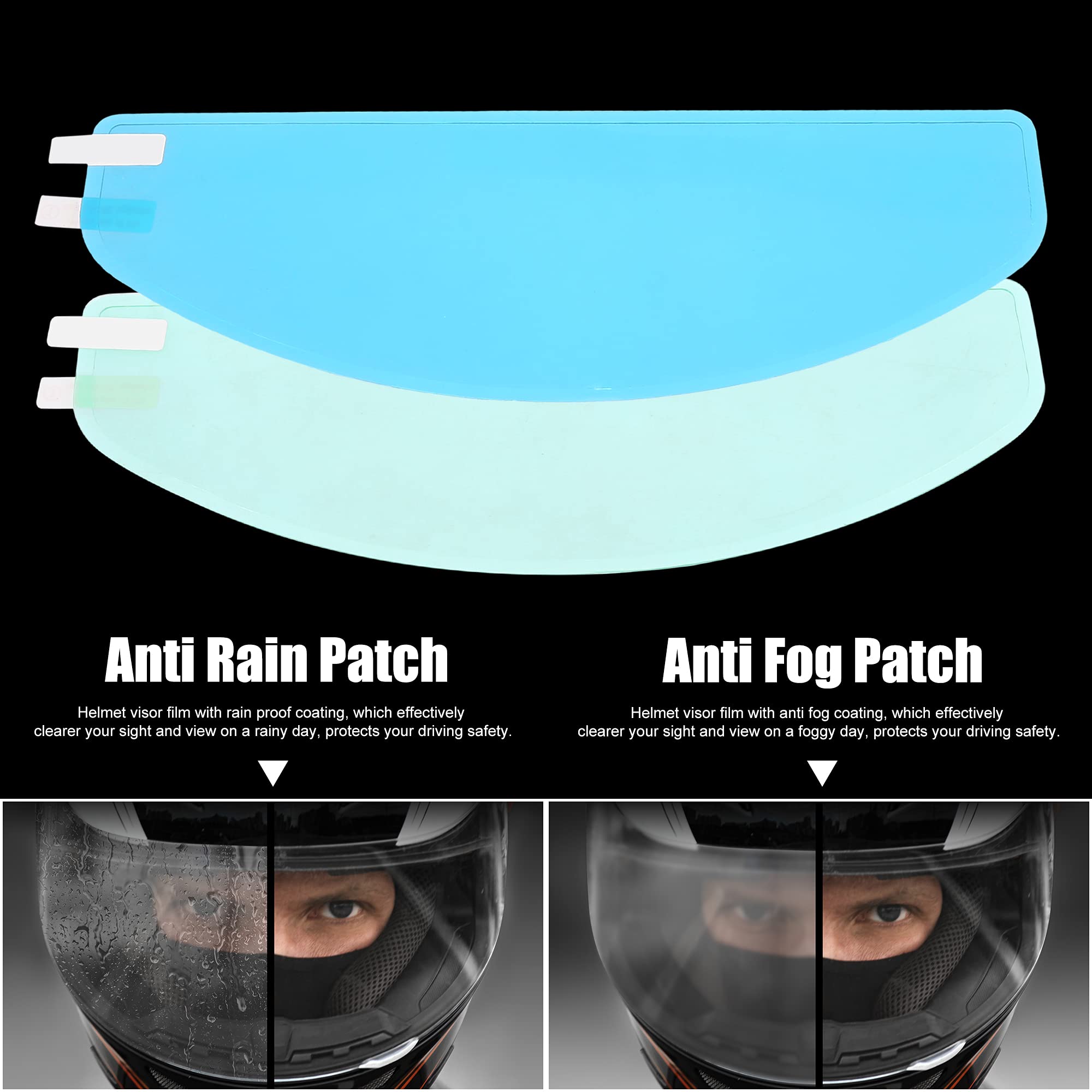 Film Anti-buée Casque 4 Films Anti-buée Pour Casque Moto WUSJCOF