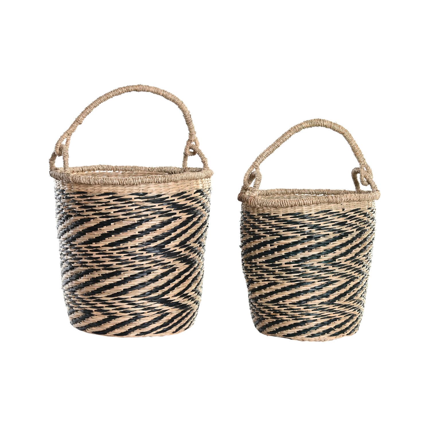 CESTA SET 2 SEAGRASS 35X35X36 18 NATURAL