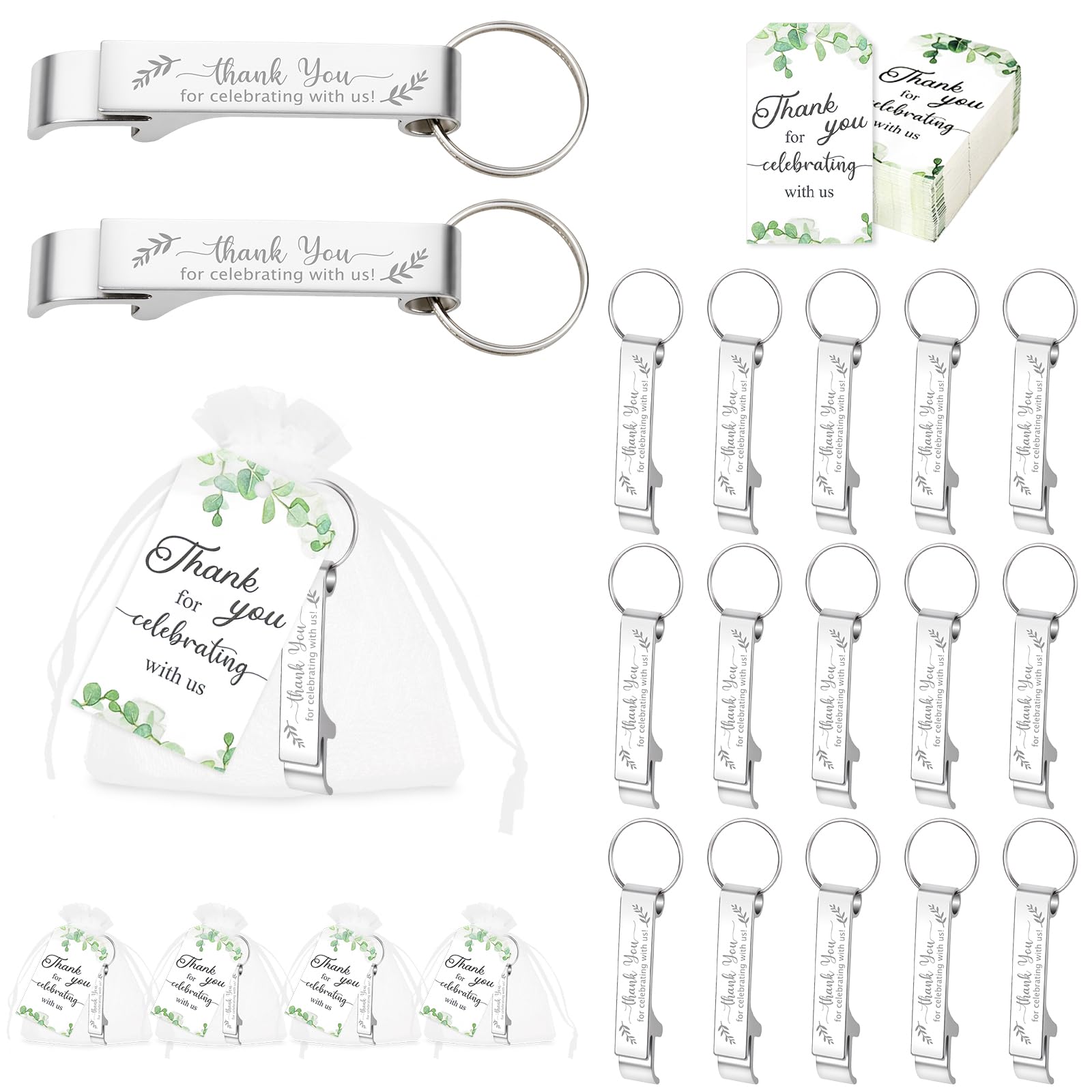 Wedding Favors - 50 Bottle Opener Sets -1