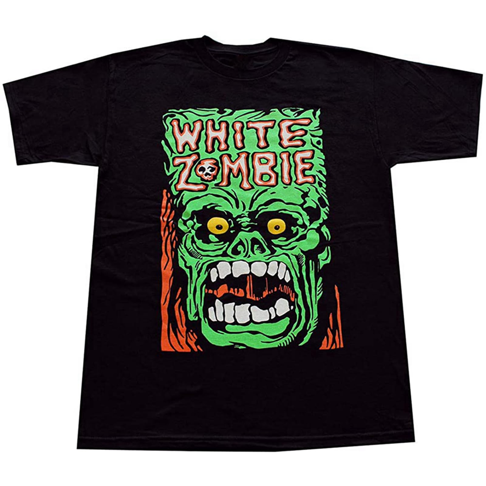 White Zombie Punk Rock Band Men's Black T-Shirt Unisex Tee L