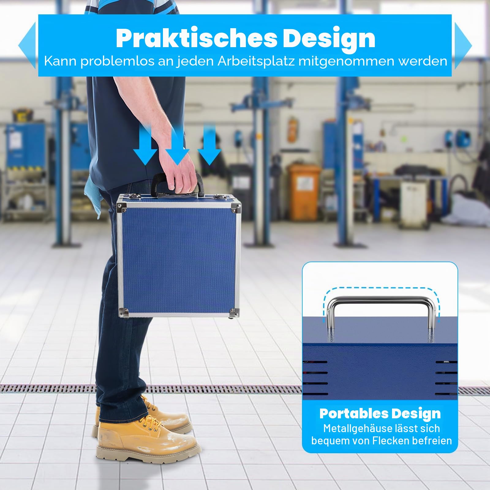 Elektromagnetische Induktion Beulen Reparaturset, Auto Body Dent Removal Induction Heater mit Kabel, Induktions-PDR-Heizungsmaschine Box Car