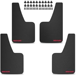 Guardabarros Twingo Frankberg 4X Guardabarros Universales para Coche Compatible con Hatchback Allroad Cabriolet Coupé Sedán Familiar MPV Todo Motor 35.78 * 20.8 cm