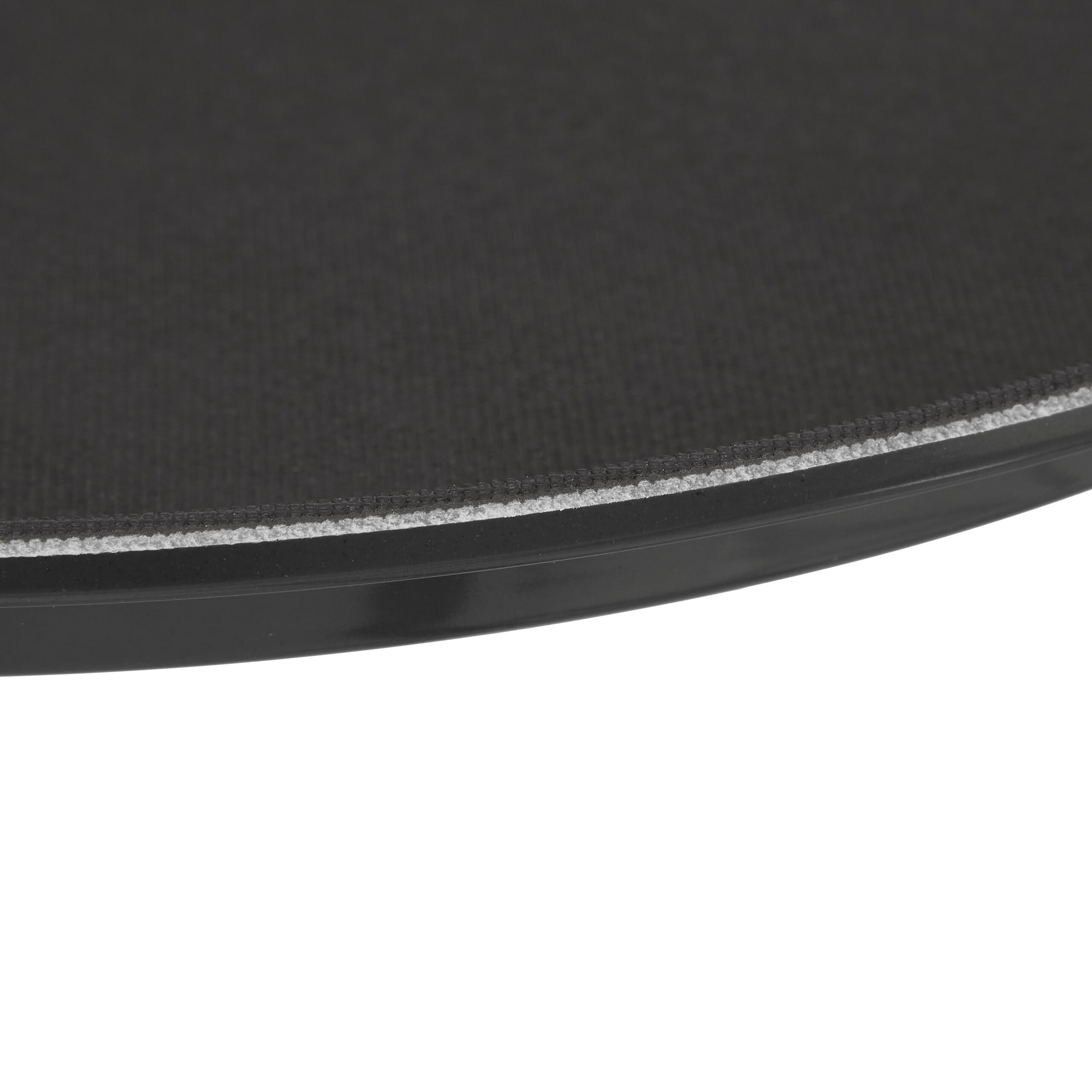 Relaxdays Set 2 Bandejas Bar, Redondas 40 cm Ø, Tabla Servir, Superficie Antideslizante, Camareros, Gastronomía, Negro