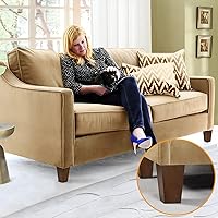 Vista 7 de AORYVIC Patas de sofá de 5 pulgadas, patas de madera para muebles, paquete de 4 patas de sofá piramidales, patas de repuesto modernas de mediados