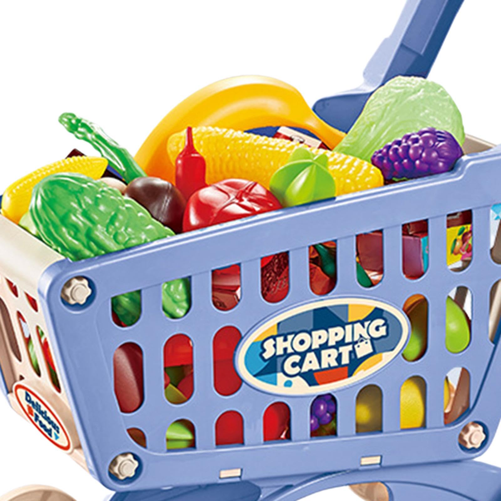 食料品の買い物のカート、小さいカート、携帯用トロリー Amazon | Milageto キッズショッピングカート食料品