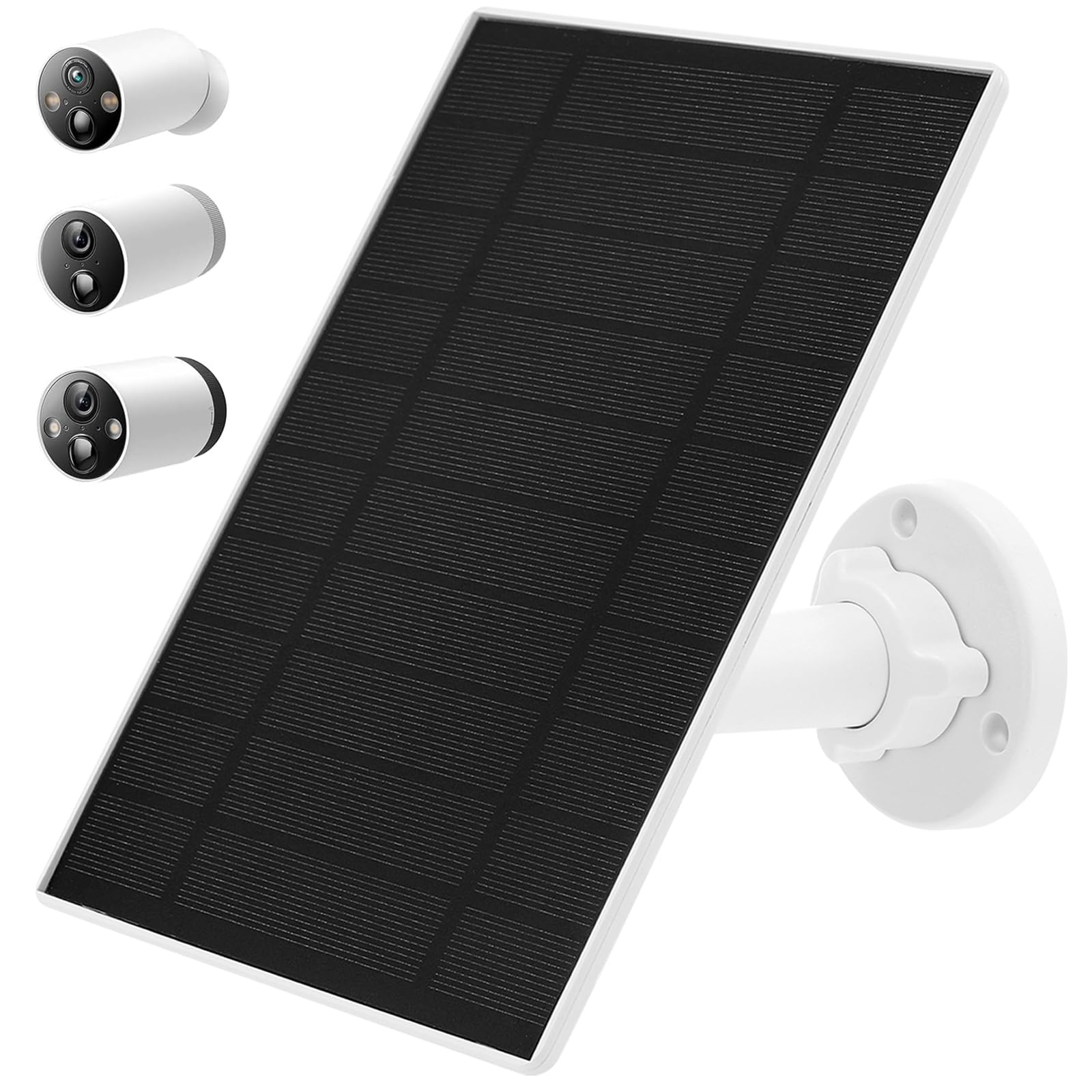 Pannello solare compatibile con TP-Link Tapo MagCam C425, Tapo C420 e Tapo C400, spina di ricarica micro USB, impermeabile IP65, 6W5V