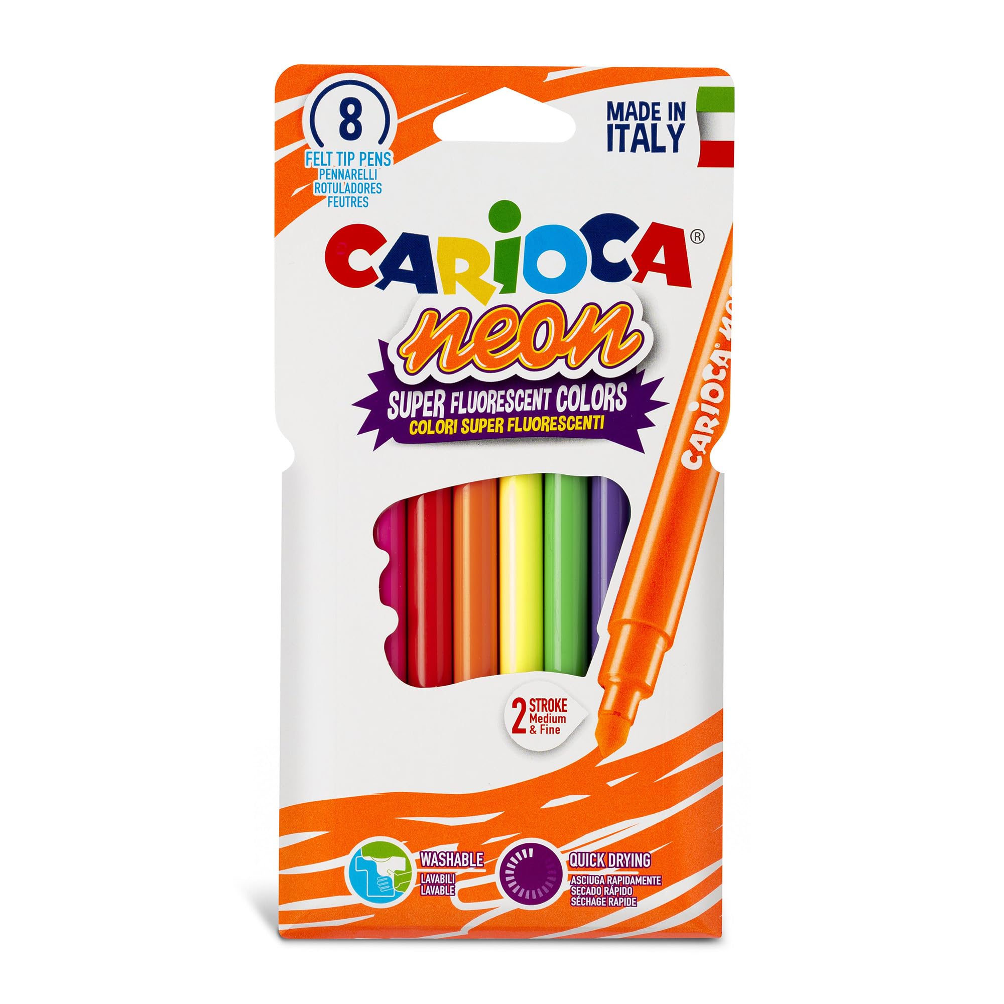 CARIOCA A52342785 – Pack of 8 Markers