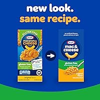 Vista 4 de Kraft Cena de macarrones y queso original sin gluten (caja de 6 onzas)