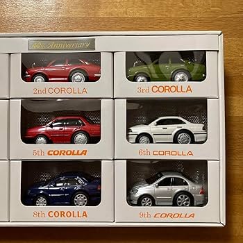 TOYOTA カローラ　40th Anniversary セット Amazon | トヨタ カローラ 40th Anniversary 40周年 記念品