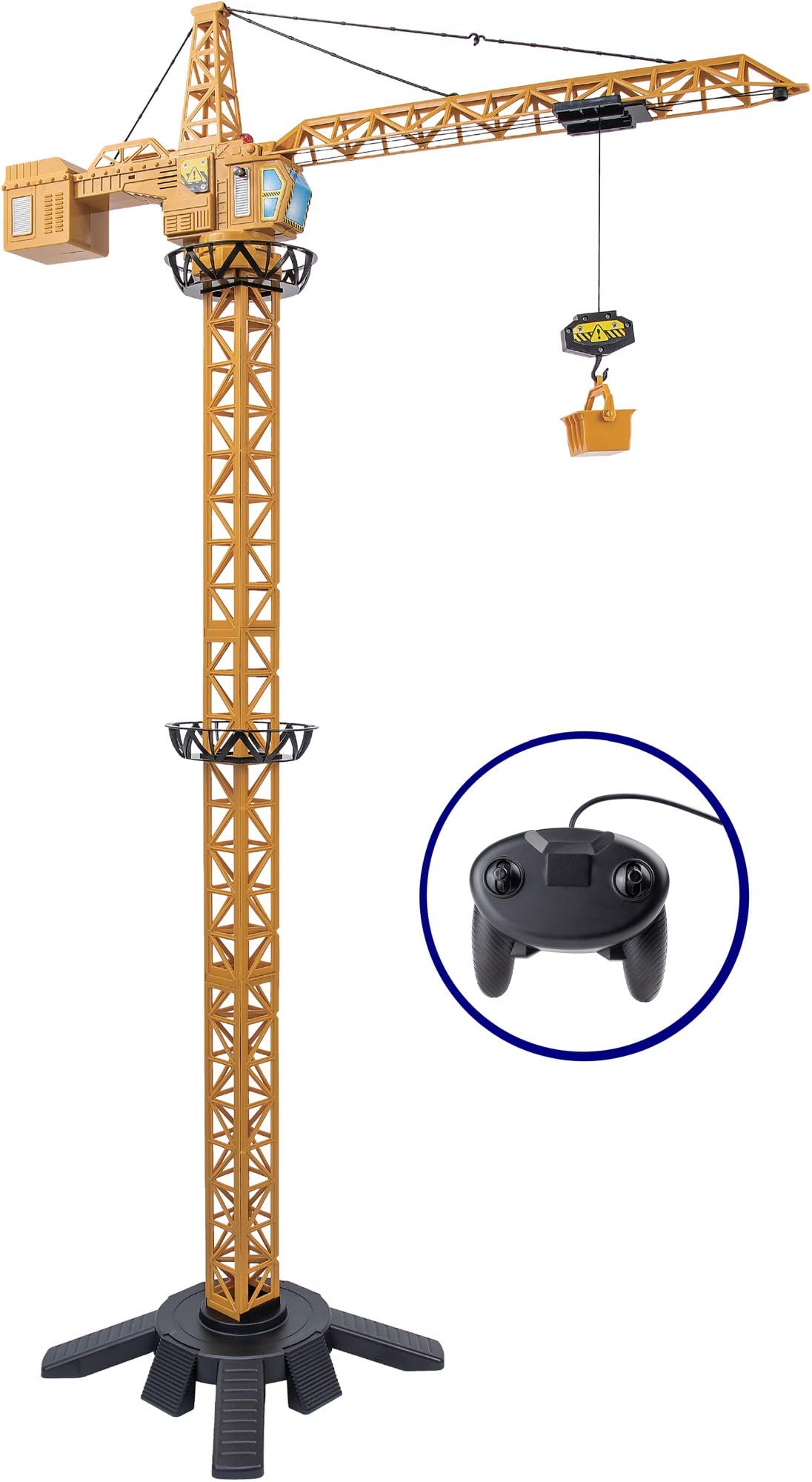 Racer - Gru per sterzo radiocomandato, 126 cm