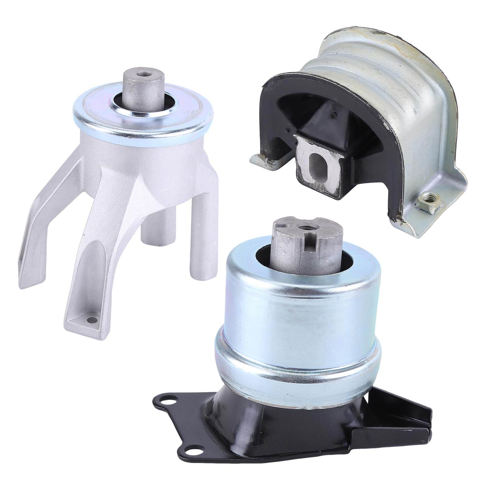 3x Motorlager 7H0199256H 7H0199849AT 7H0199848D kompatibel für T5 1.9 2.0 2.5 T6 2.0 TDI TSI Vorne Rechts Hinten Lager Motor Hydrolager, Engine Mount