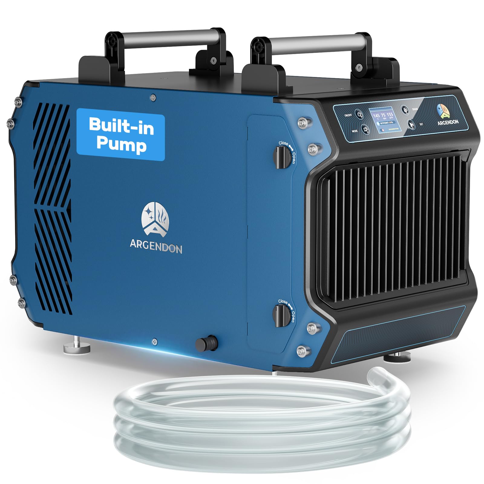 ARGENDON 180 Pints Crawlspace Dehumidifiers with Pump, Commercial Dehumidifier with Drain Hose, Industrial Dehumifier for Crawl Space, Basement, Industrial Sites, Energy Star Certified, cETL