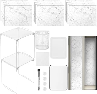 Tinideya 23 Pcs Back to School Magnetic Locker Organizer Accessories,White