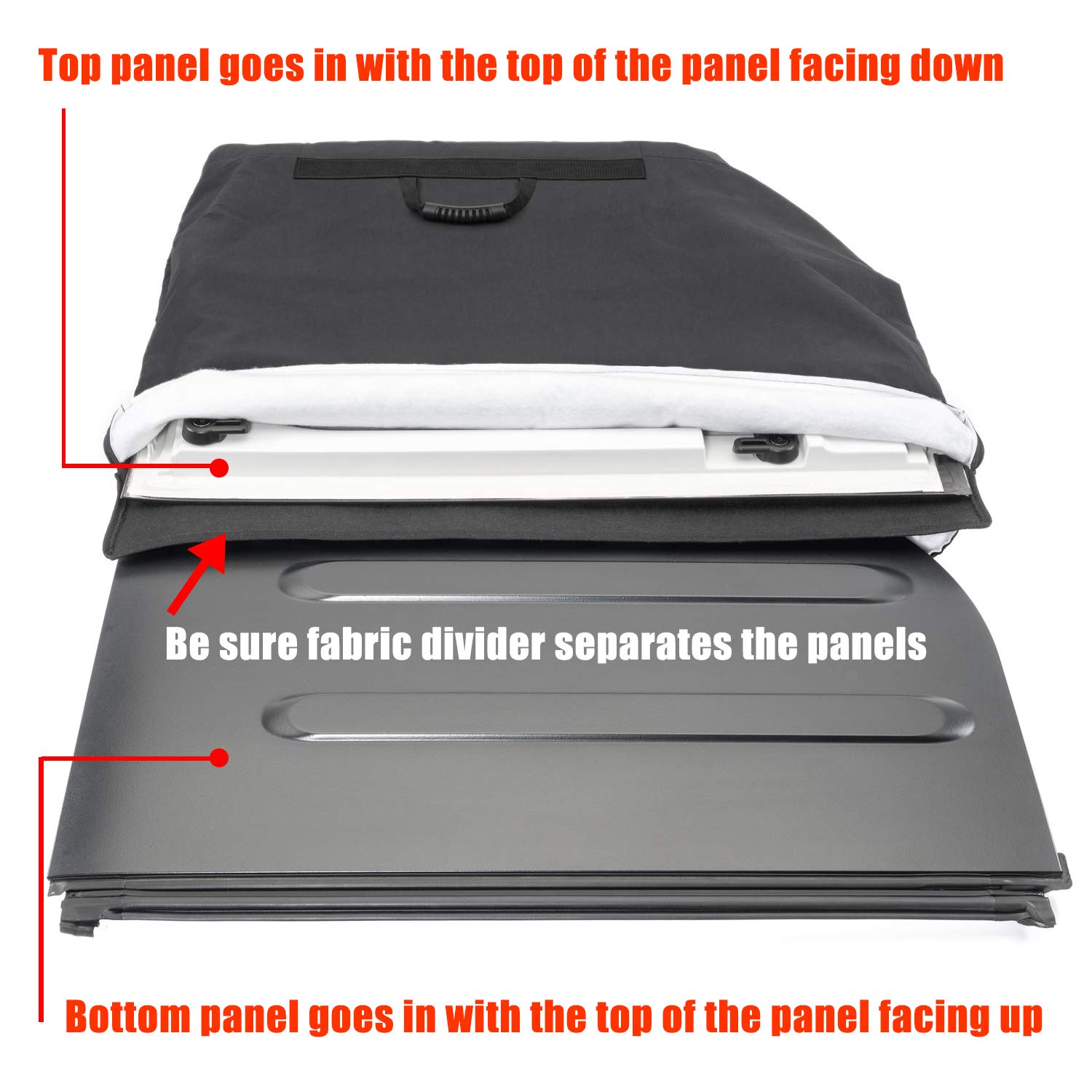 Buy Hard Top Freedom Panels Storage Bag Black Case with Carry Handle