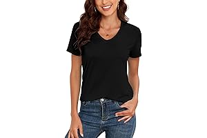 UPF 50+ V-Neck T-Shirt For Women: Cool, Casual, Comfortable!