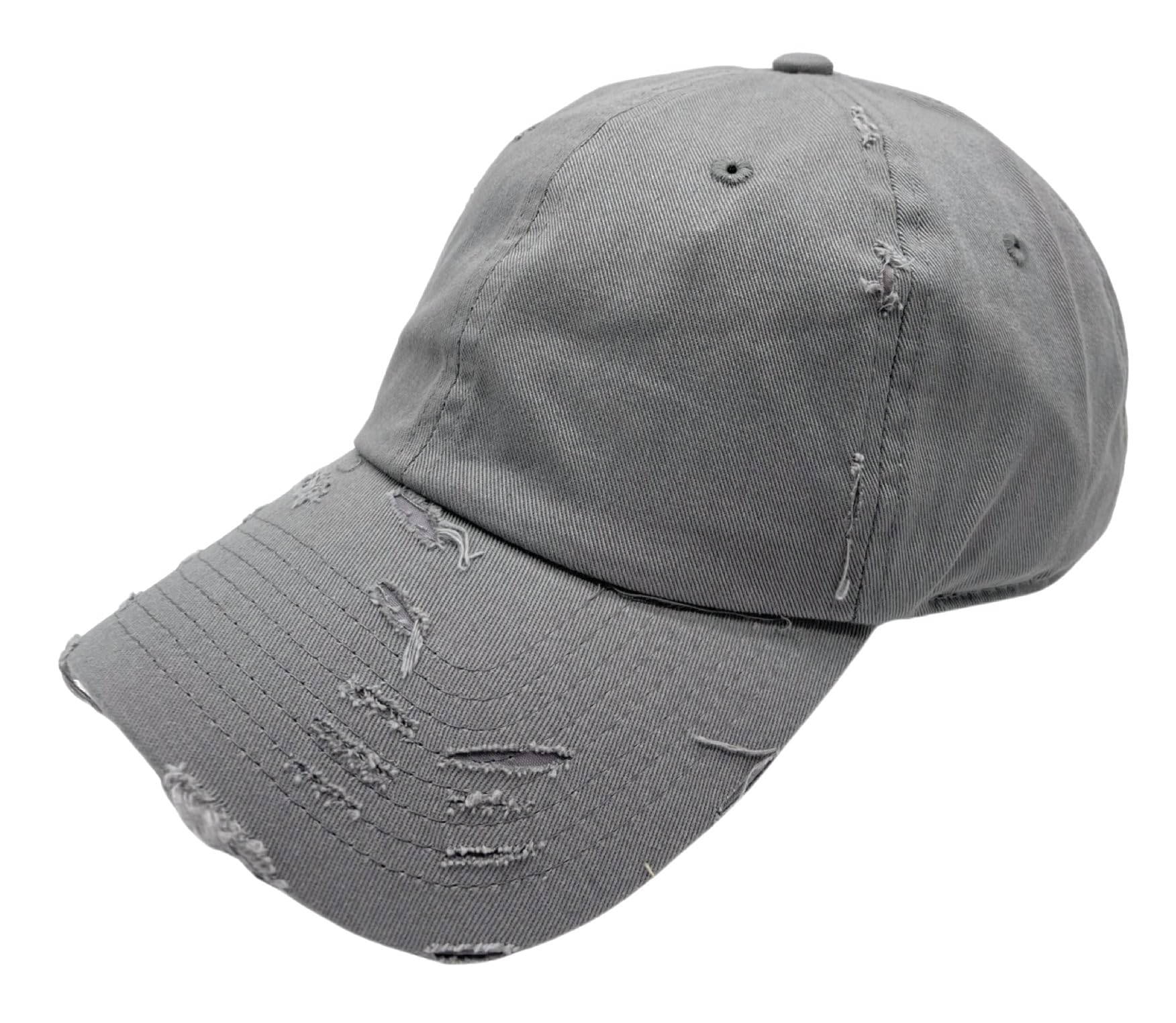 Vintage Washed Distressed Cotton Adjustable Baseball Cap