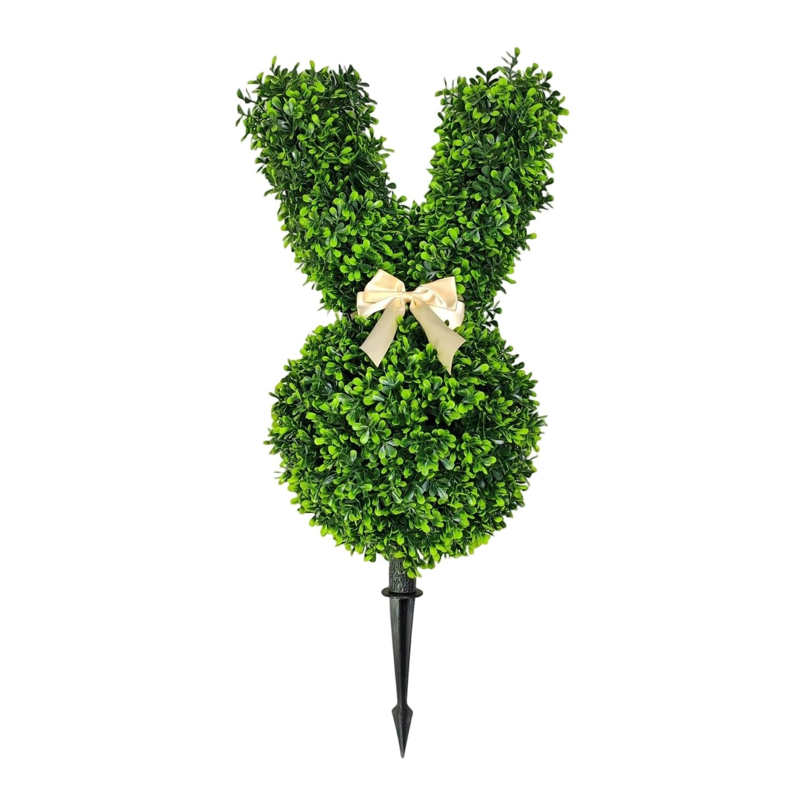 Topiaire lapin en buis herbe de Milan, le cadeau idéal pour décorer la maison