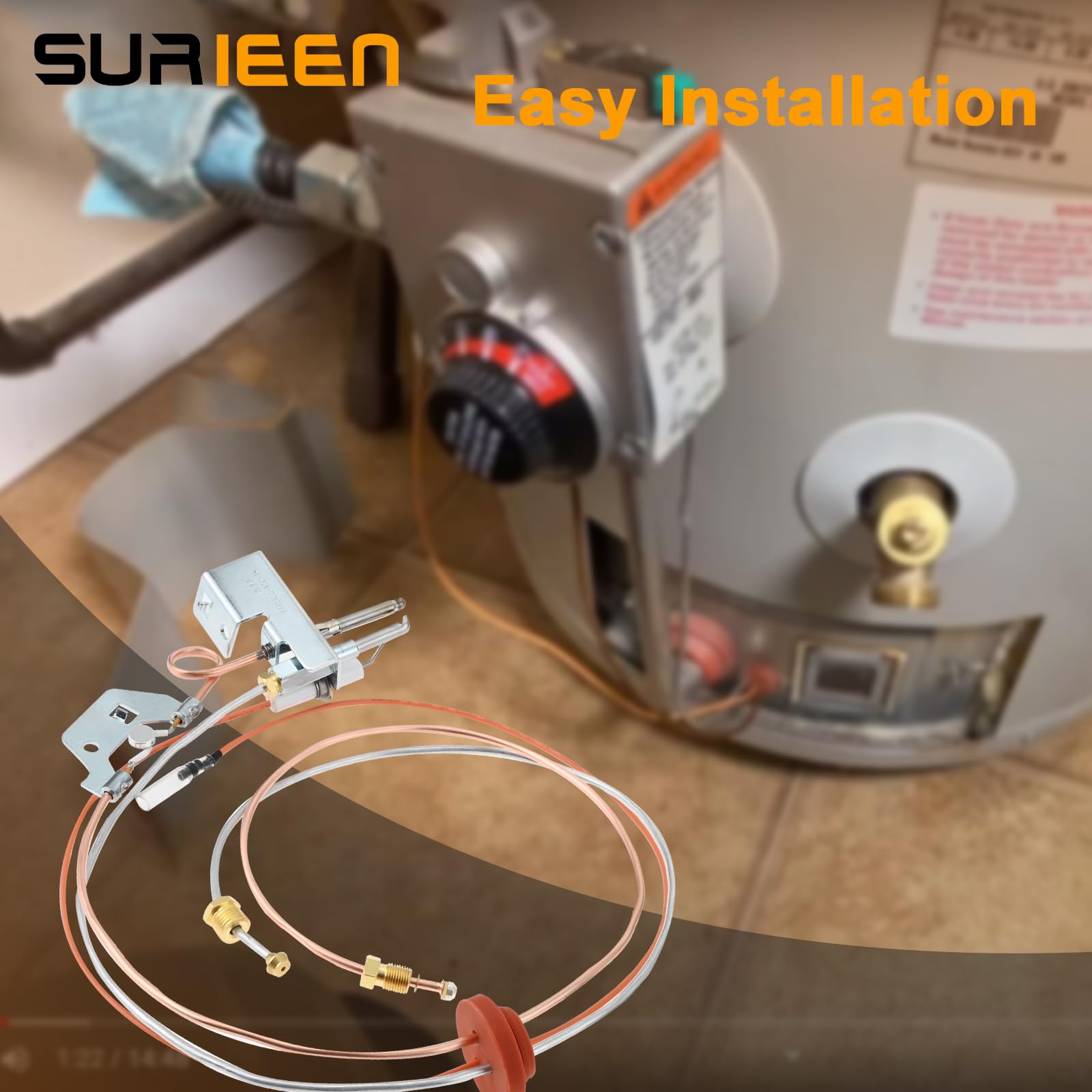 9003542 Natural Gas Water Heater Pilot Assembly For State Gs GSX