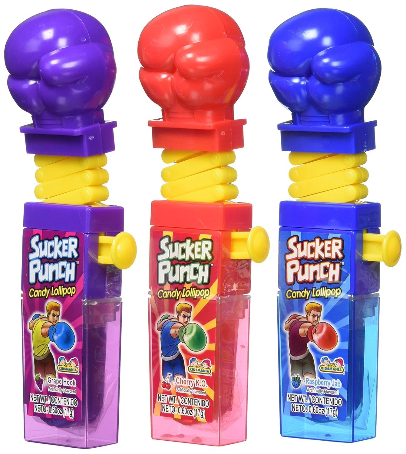Amazon.com : Kidsmania Sucker Punch Candy Lollipop Sucker