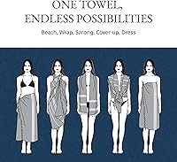 Vista 7 de LANE LINEN Toallas de piscina grandes, toalla de playa XL, prelavadas, no se encogen, toallas de playa de gran tamaño de secado rápido, elegante