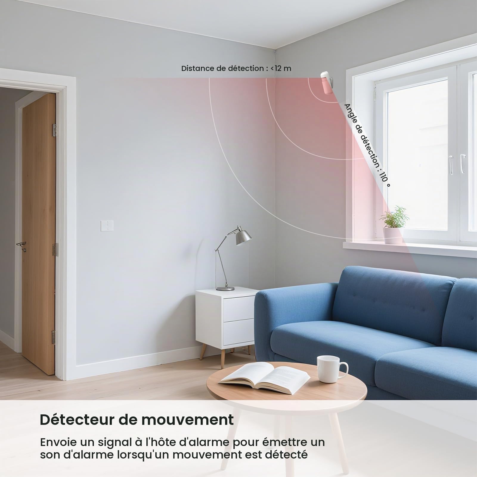 Écran Tactile 4,3" Alarme Maison sans Fil, 4G/WiFi Système d'Alarme, 21 Pack: 120DB Sirène, 8 Capteurs de Fenêtre et de Porte, 4 Détecteur de Mouvement, Compatible avec Alexa, Google Assistant