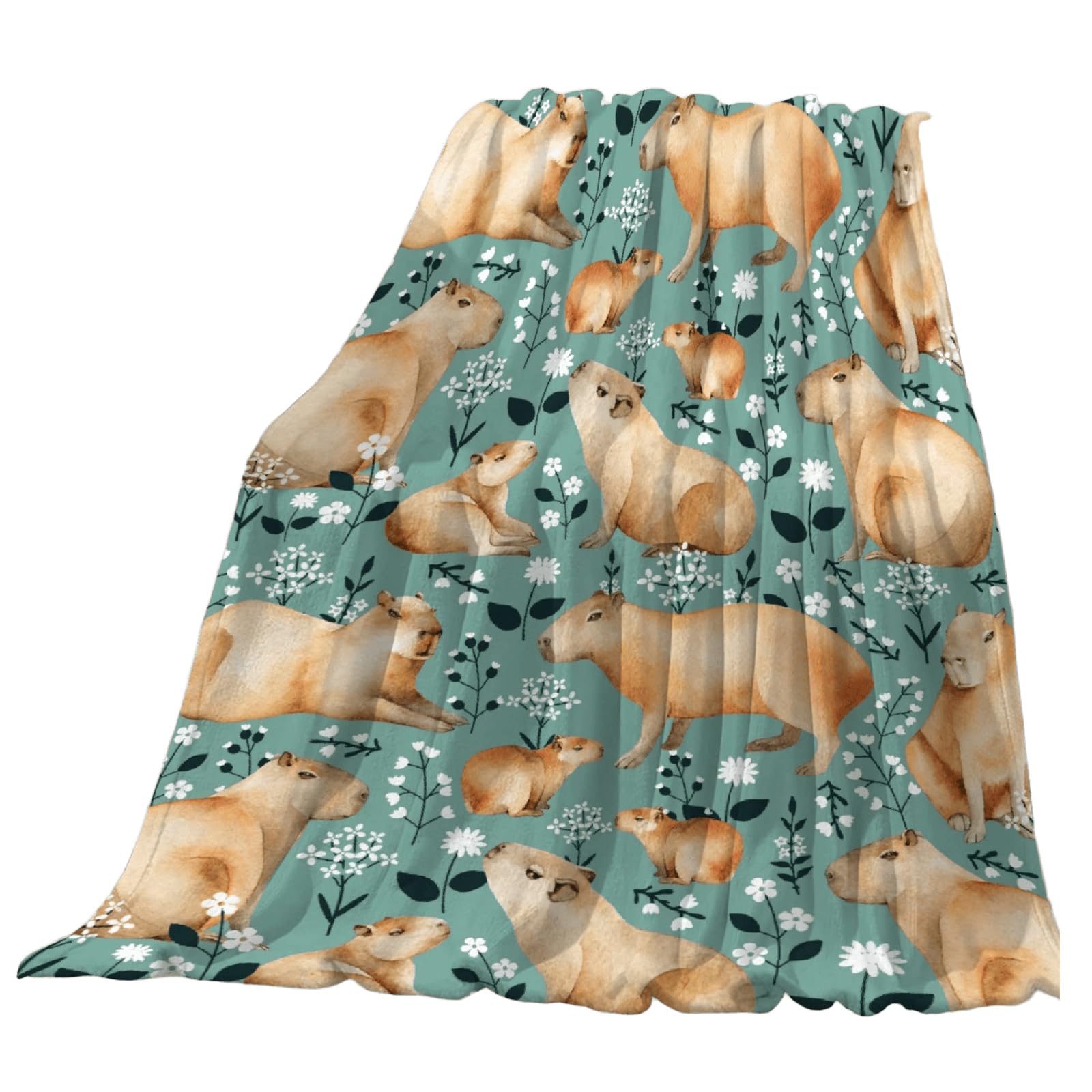 Xjdzineq Plush Throw Blanket for Relaxing on Couch or Bed, Warm Snooze Flannel Throw