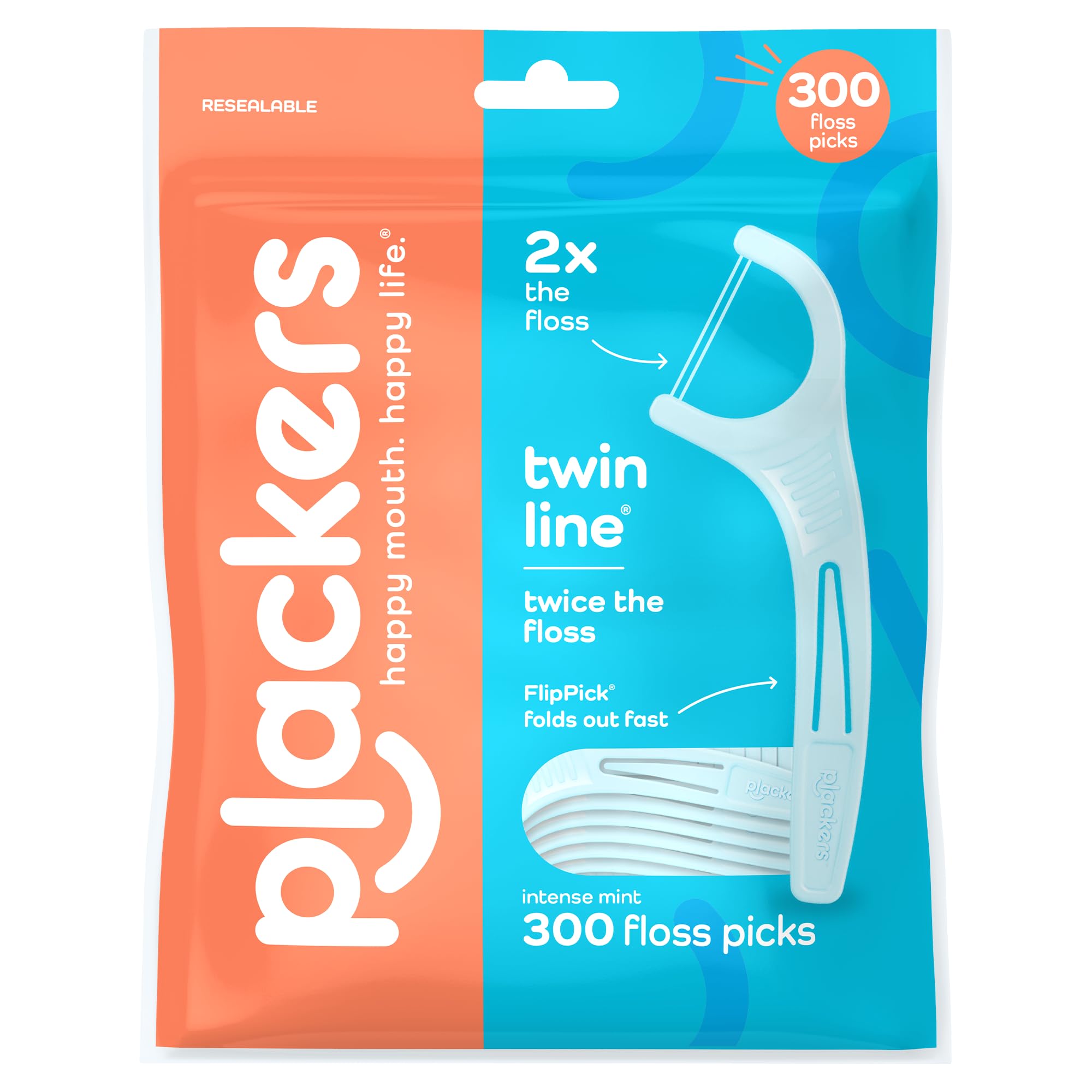 ® Twin Line® Floss Picks