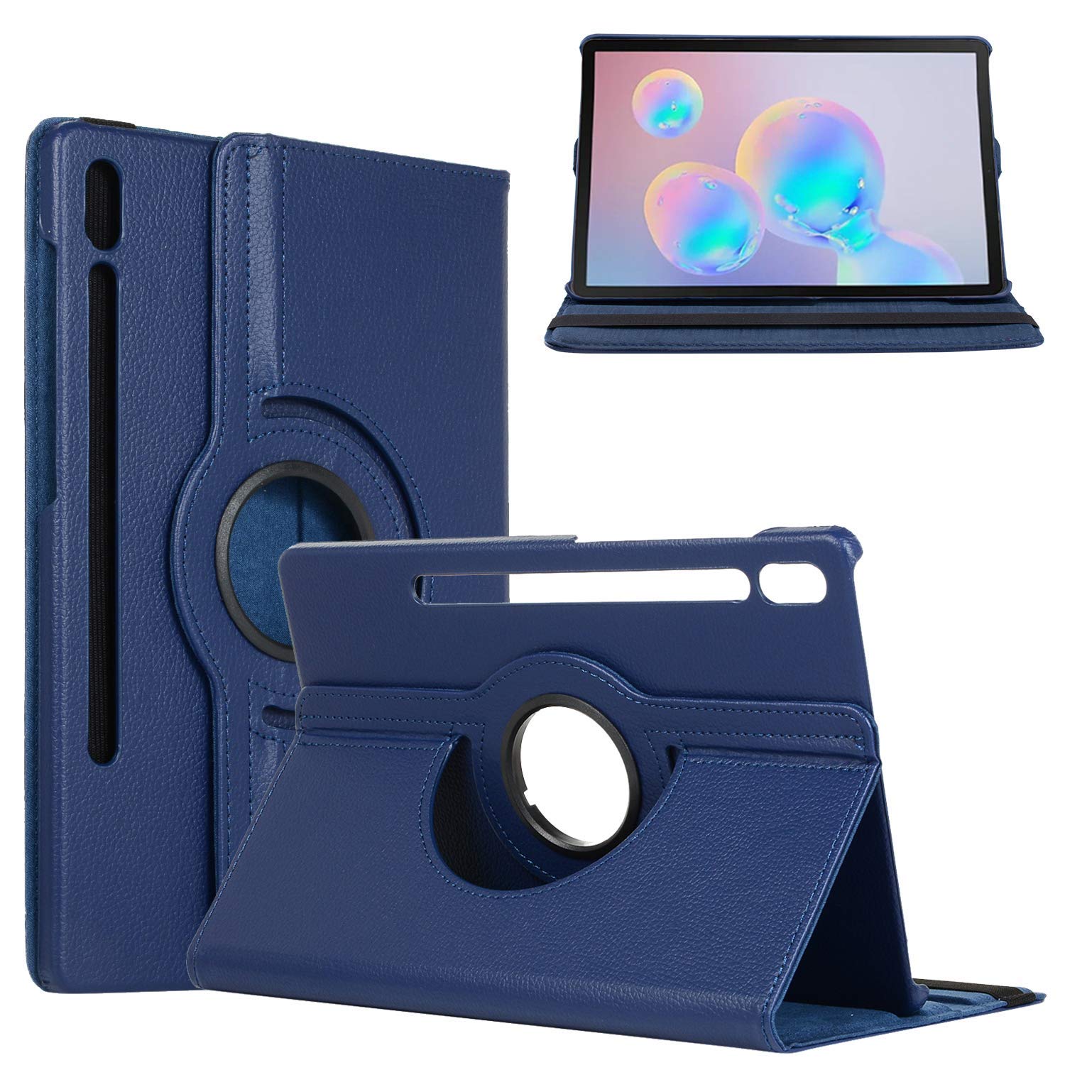 M Cart Creation PU Leather Flip Case Cover Stand Case for Samsung Galaxy Tab S6 (SM-T860 / T865)-2019 (Blue) (B081TX998X) Amazon Price History, Amazon Price Tracker