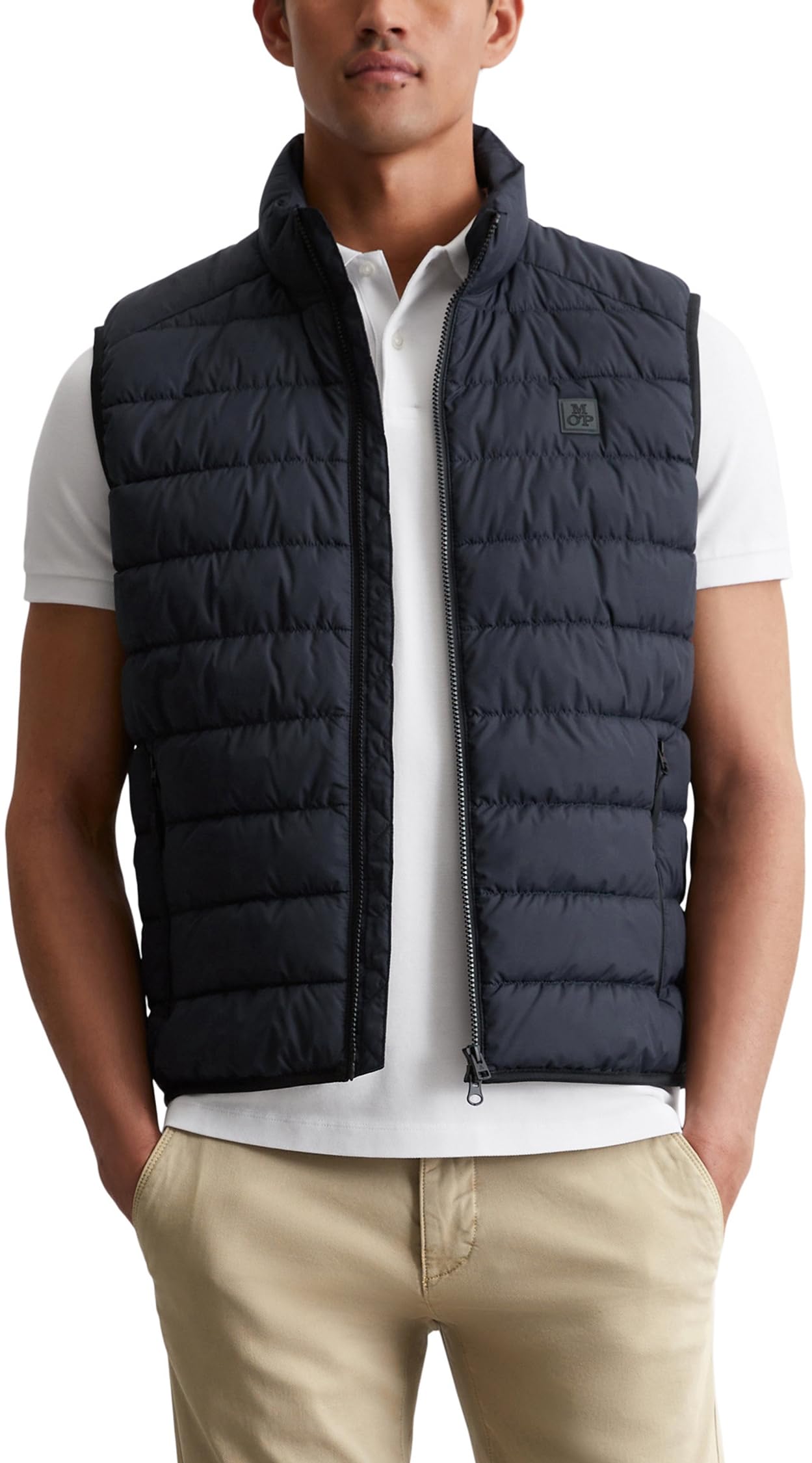 Marc O'polo Men's Blue Marc Oߴpolo Water Repellent Puffer Gilet, (Dark Navy), Xs