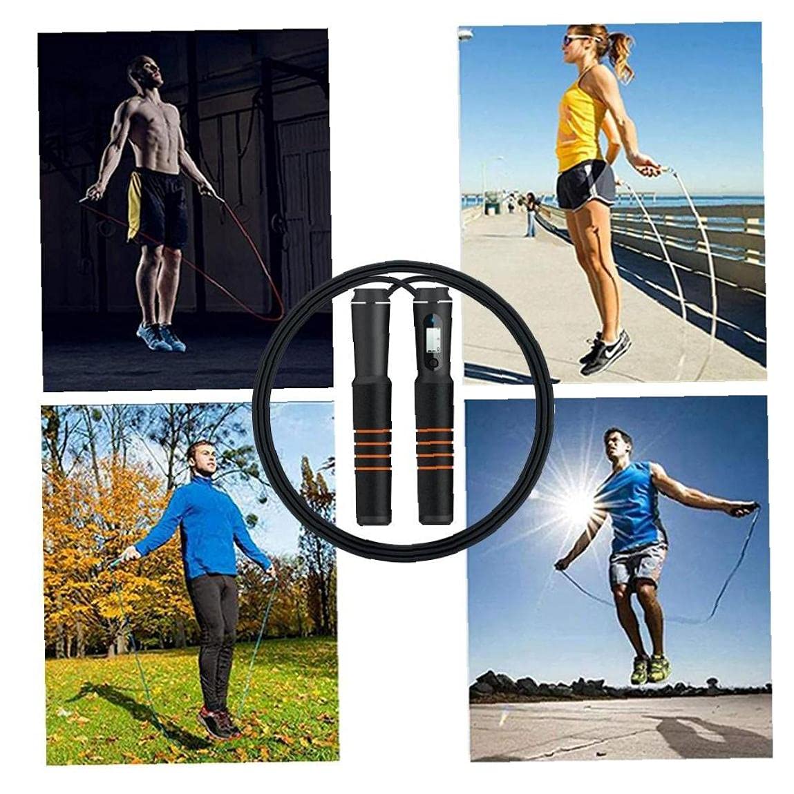 Fitness Sauter Corde avec APP Analyse de données Soignée D'entraînement Ropes de Saut pour la Maison Home Jumping Corde Exercice