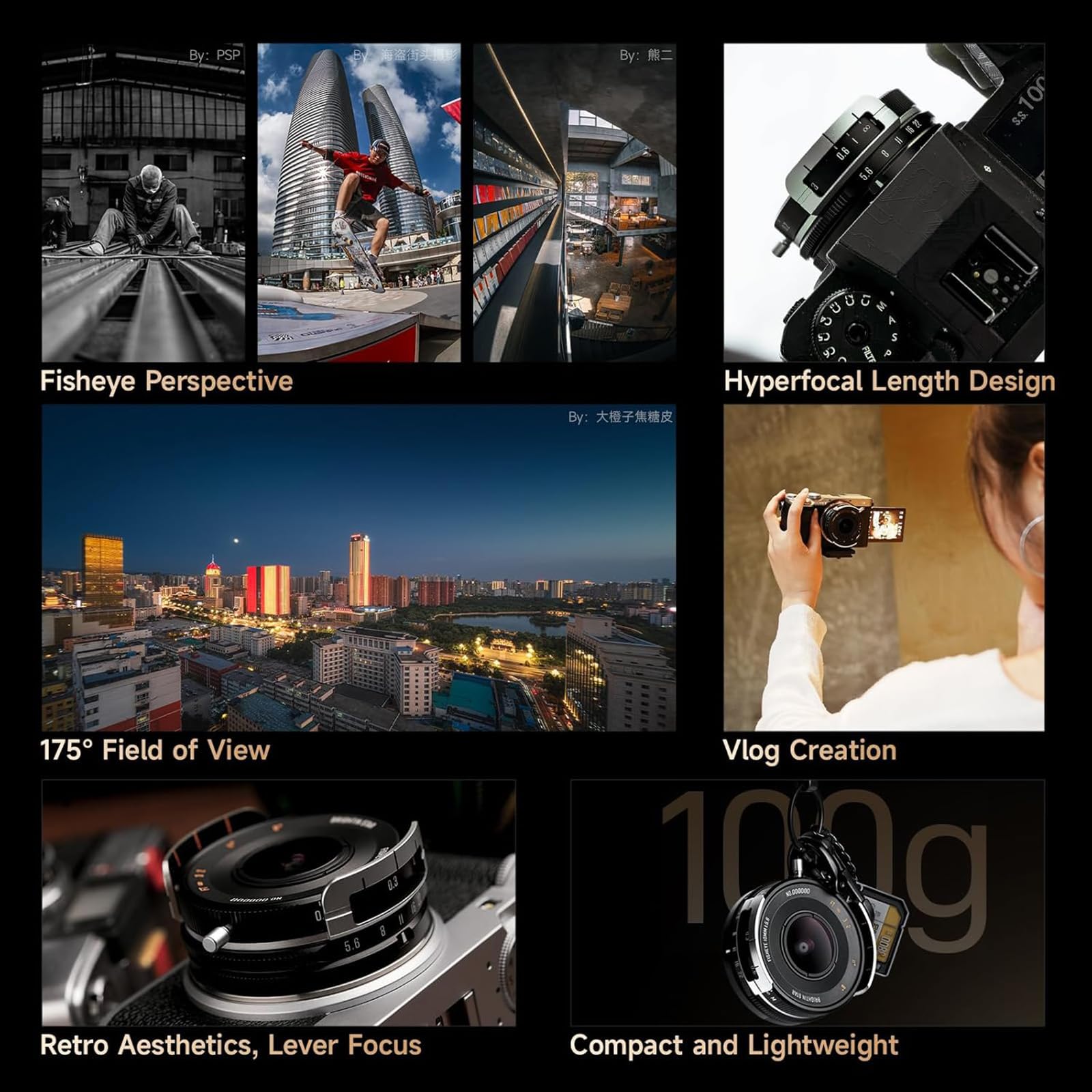 Amazon.com : brightin star 10mm F5.6 Pro Fisheye Lens for Sony E