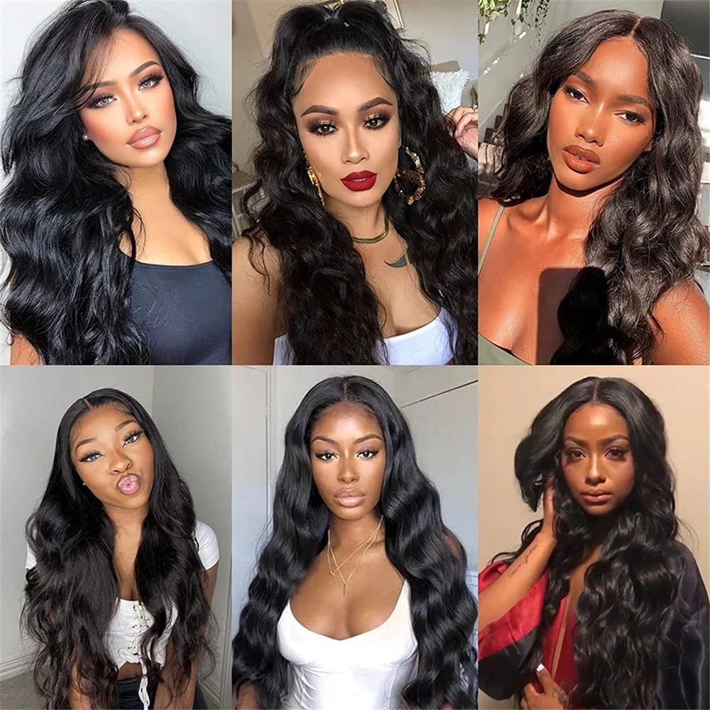 Amazon.com : Body Wave Bundles Human Hair 12 14 16 Inch  display picture 3