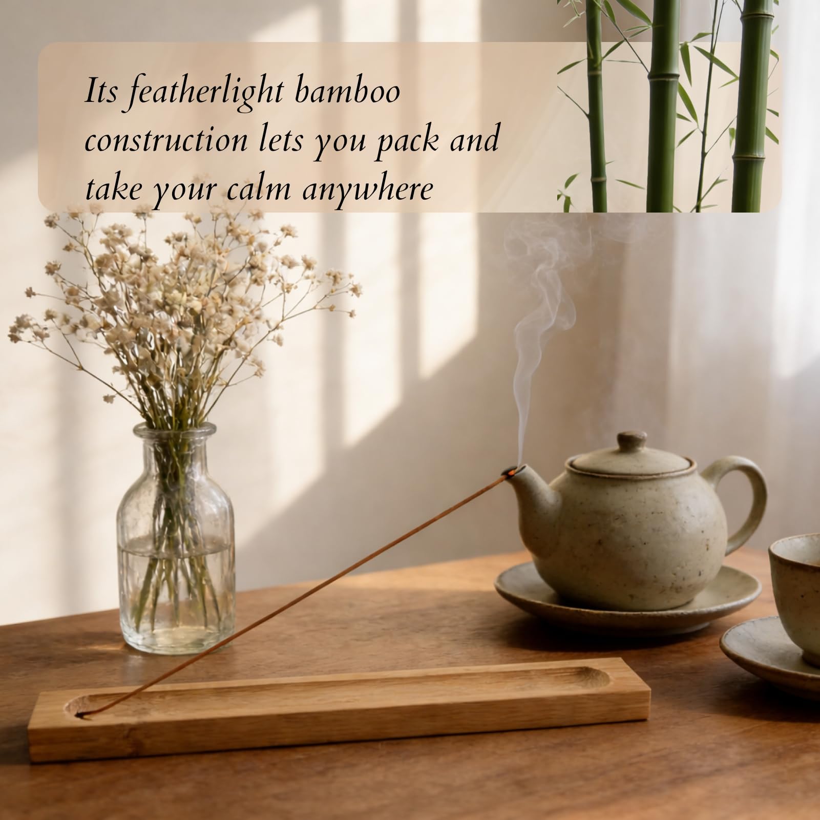 3 pezzi Portaincenso fatti a mano, raccoglicenere per bastoncini, per yoga e meditazione, per profumo aromatico in casa, ufficio o camera, decorativi e facili da pulire - 5