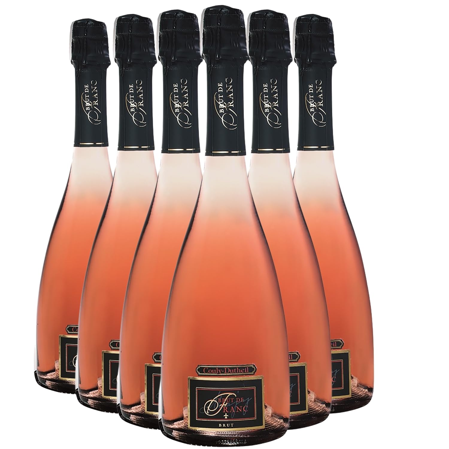 Crémant de Loire Brut de Franc Cuvée Majy rosado - Domaine Couly Dutheil - DOP - Valle del Loira - Francia - Variedades de uva Cabernet Franc - 6x75cl