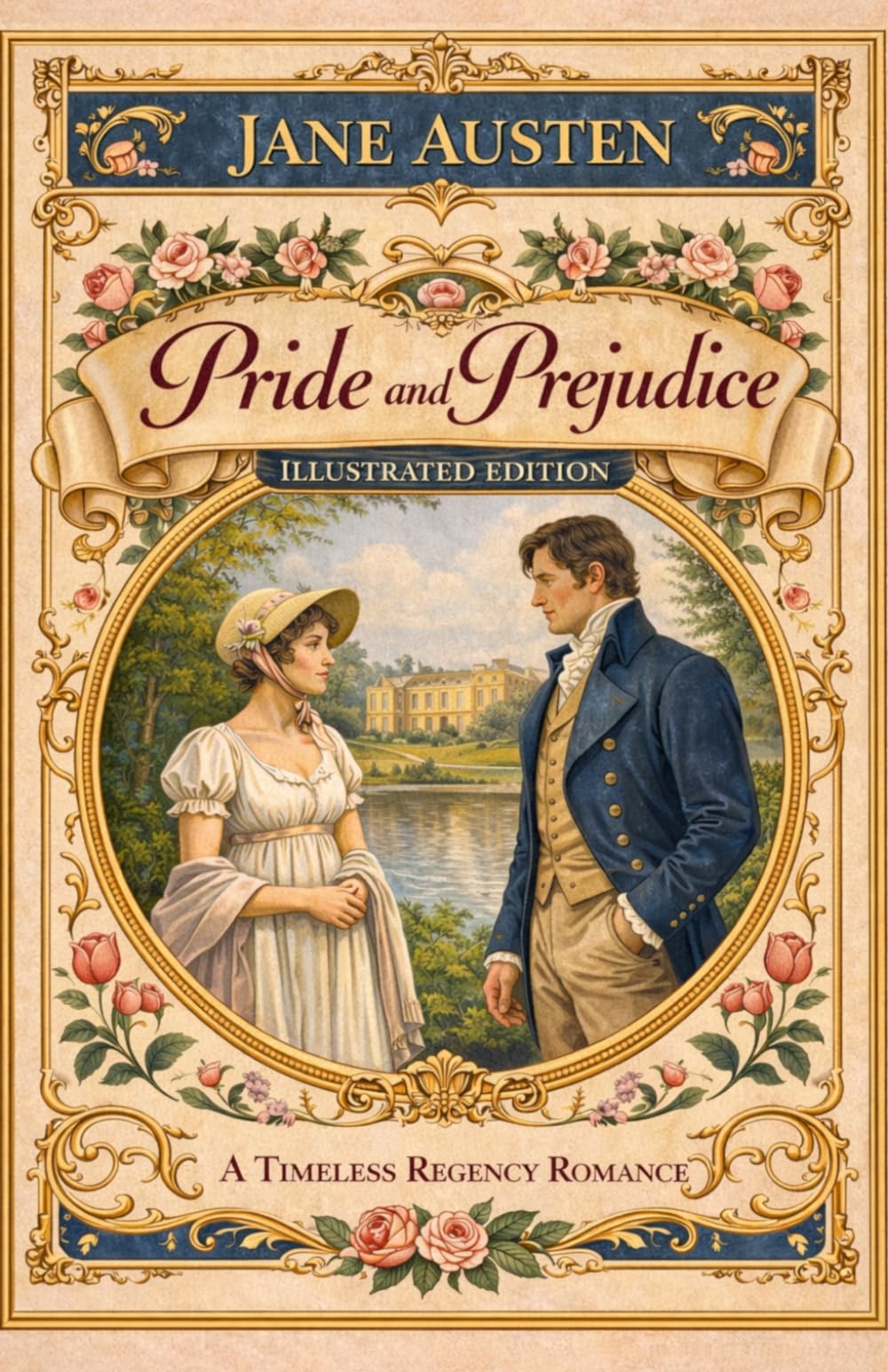Pride and Prejudice: A Timeless Regency Romance (BeeGee Illustrated Edition)