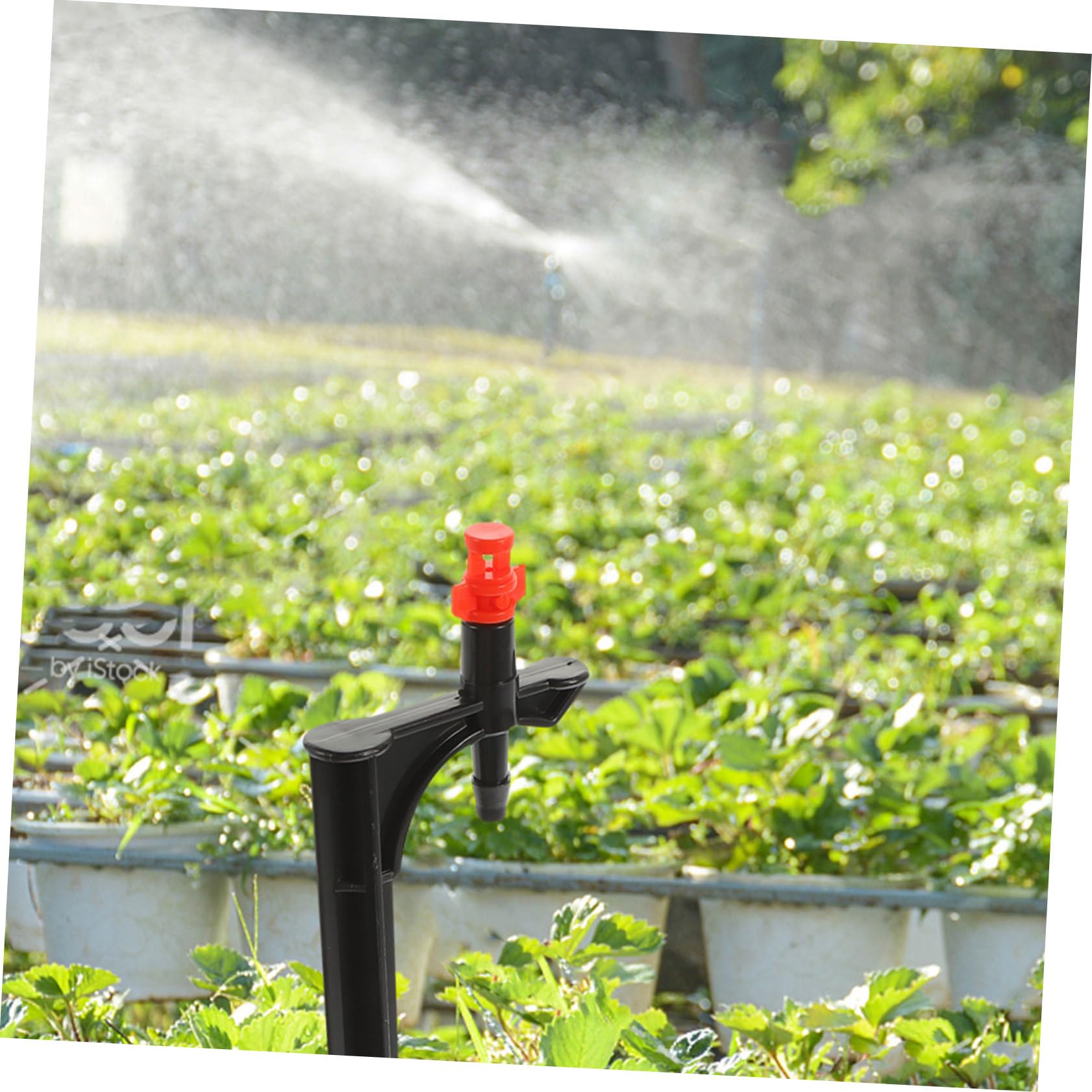 BESPORTBLE 150pcs Plastic Misting Nozzles for Lawn Sprinkler Heads Replacement Irrigation Sprinkler Drip Line Heads 90/180/360 Degree