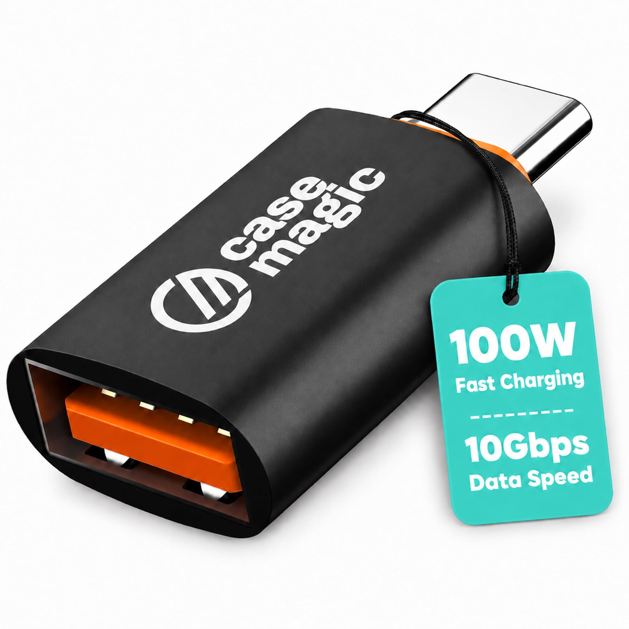 case-magic USB 3.0 to Type C OTG Adapter | 10Gbps Data Transfer | Aluminum Alloy | Compact Thunderbolt to USB Converter for Smartphones, Laptops, MacBook, Tablets, Chargers| Durable & Fast-image-39