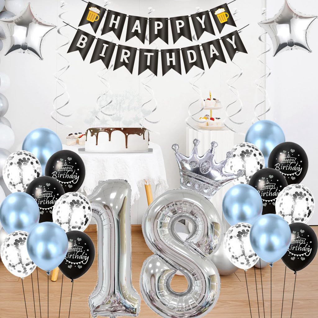 Argent Décoration 10 Ans Anniversaire Ballon 10 Ans Garçon Fille