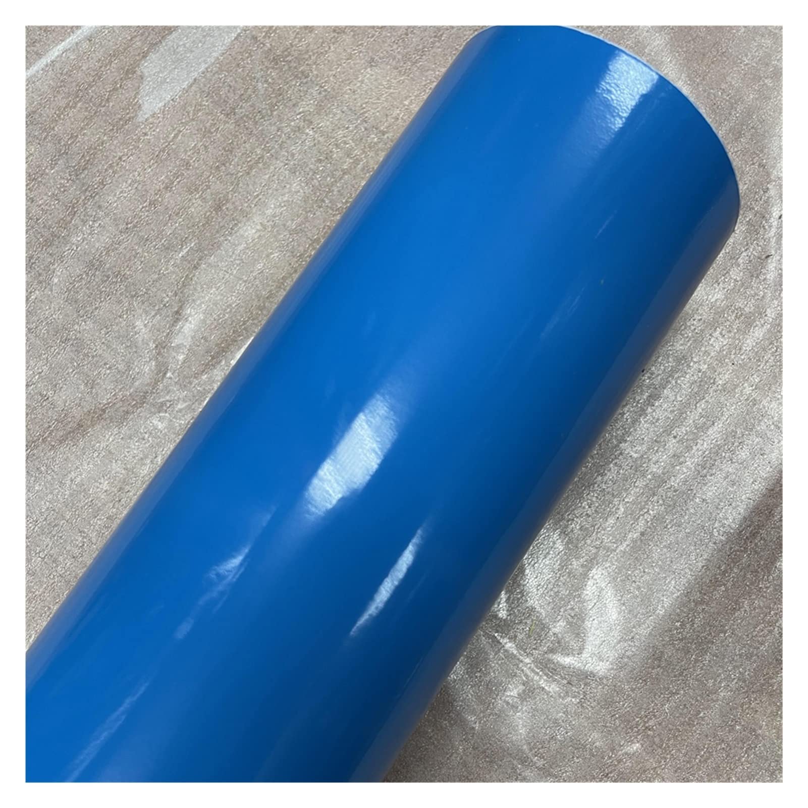 10/20/30/40/50 * 152 CENTIMETRI Nero rosso Lucido Pellicola Del Vinile Lucido Lucido Car Wrap Foil Sticker Con Bolle D'aria Libero Moto Car Wrapping (Color : Middle blue, Size : 50CM X 300CM)