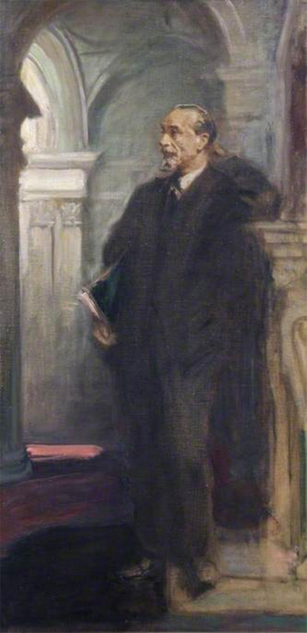 Cuadro de pintura antigua para salón, lienzo L'onorevole Montagu Collet de 60x90cm 5