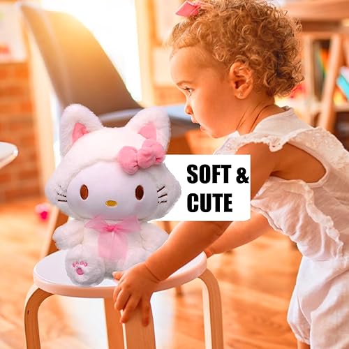 Miniatura 4 de Juguetes de peluche Kawaii Kitty de 8 pulgadas, adorable muñeco de peluche de anime, suave y lindo juguete de peluche de dibujos animados para