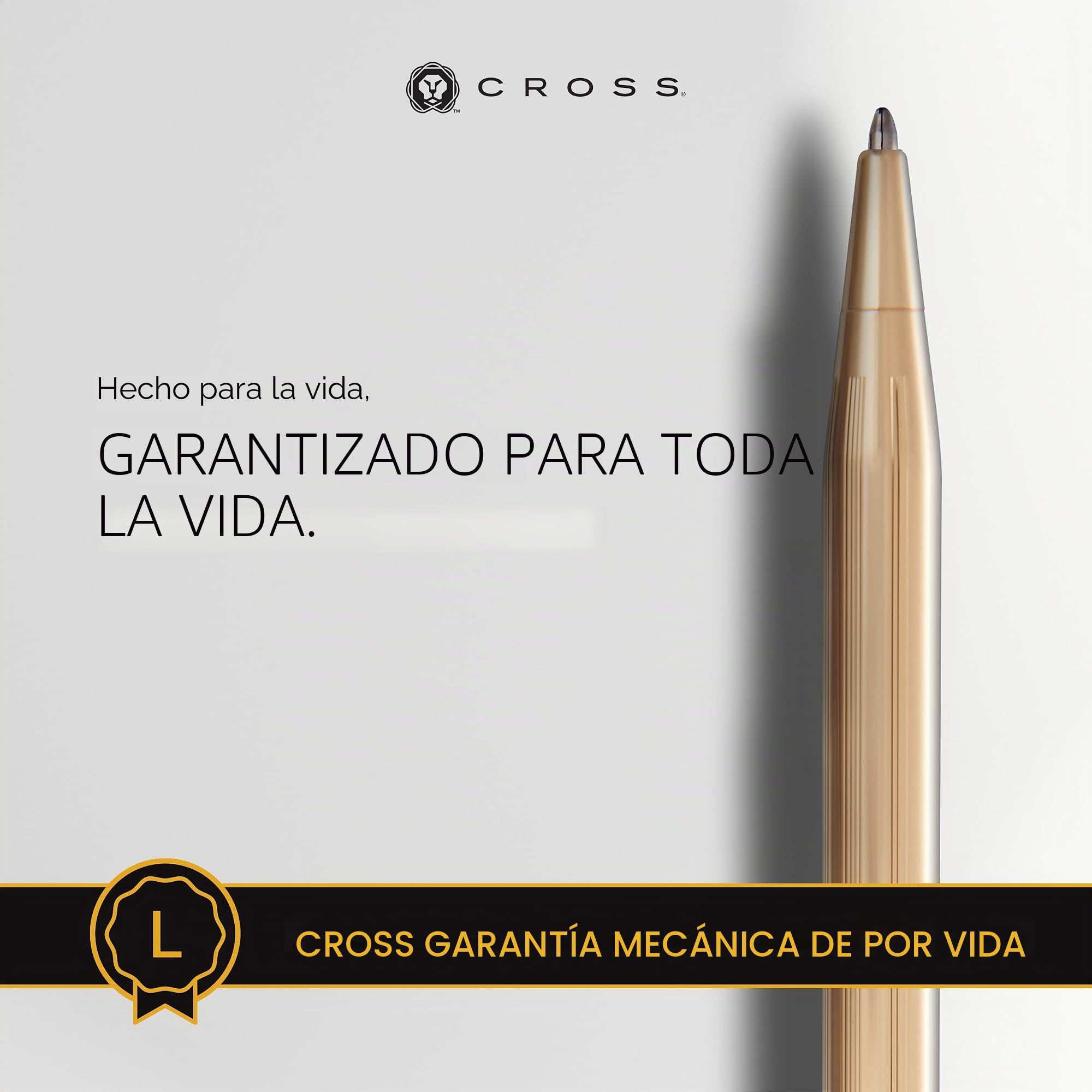 Cross Classic Century - Bolígrafo recargable de metal de acción giratoria de edición limitada con citas chapadas en oro de 23 quilates, bolígrafo mediano, incluye caja de regalo premium y cartucho