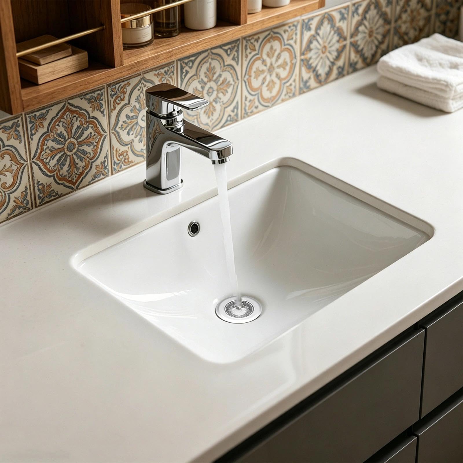 4 Pièces Filtre Evier Cuisine, Acier Inoxydable Filtres de Vidange D'évier, Argenté Filtre Lavabo Salle de Bain, 9 cm Grille Evier Cuisine, pour D'évier, Salle de Bain, Cuisines
