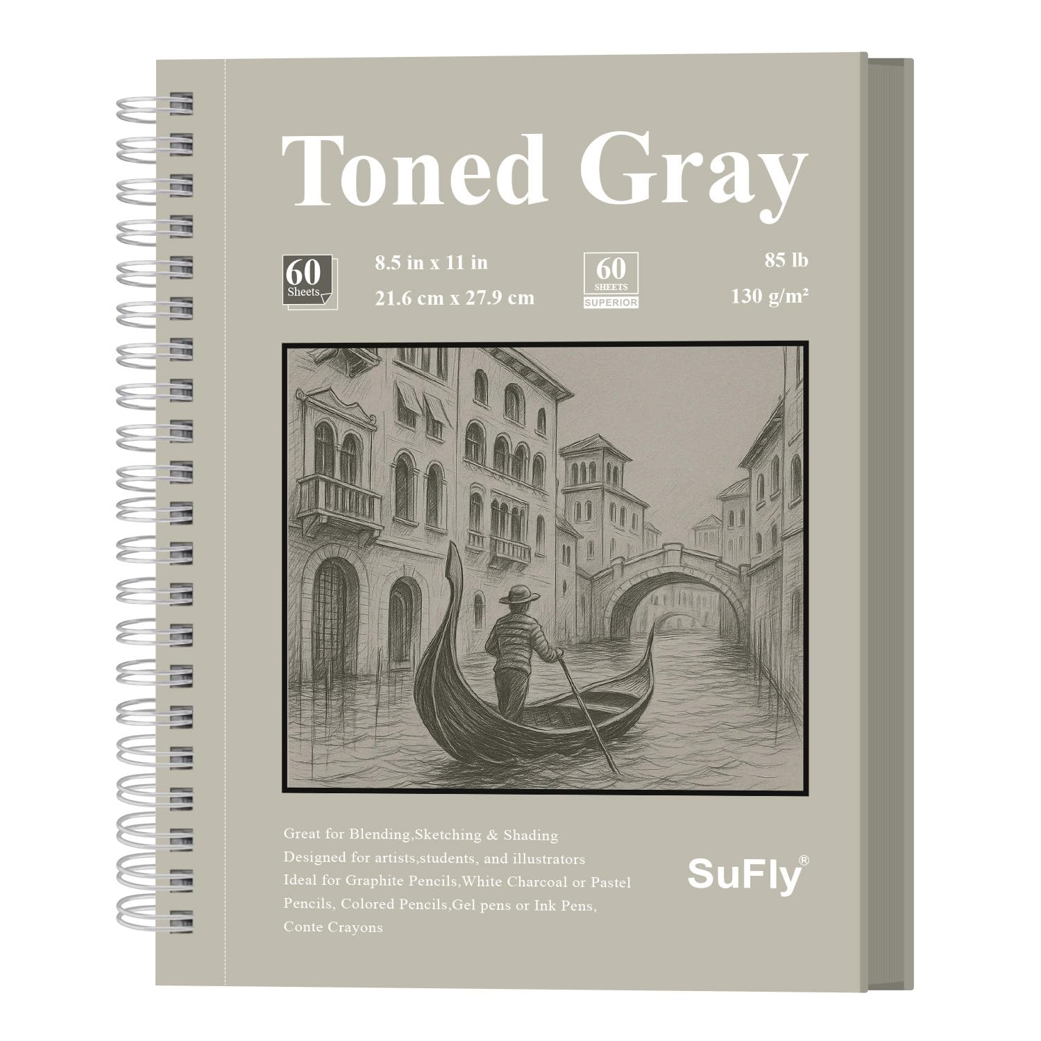 SuFly Sketchbook - 100 Sheets for Artists -10