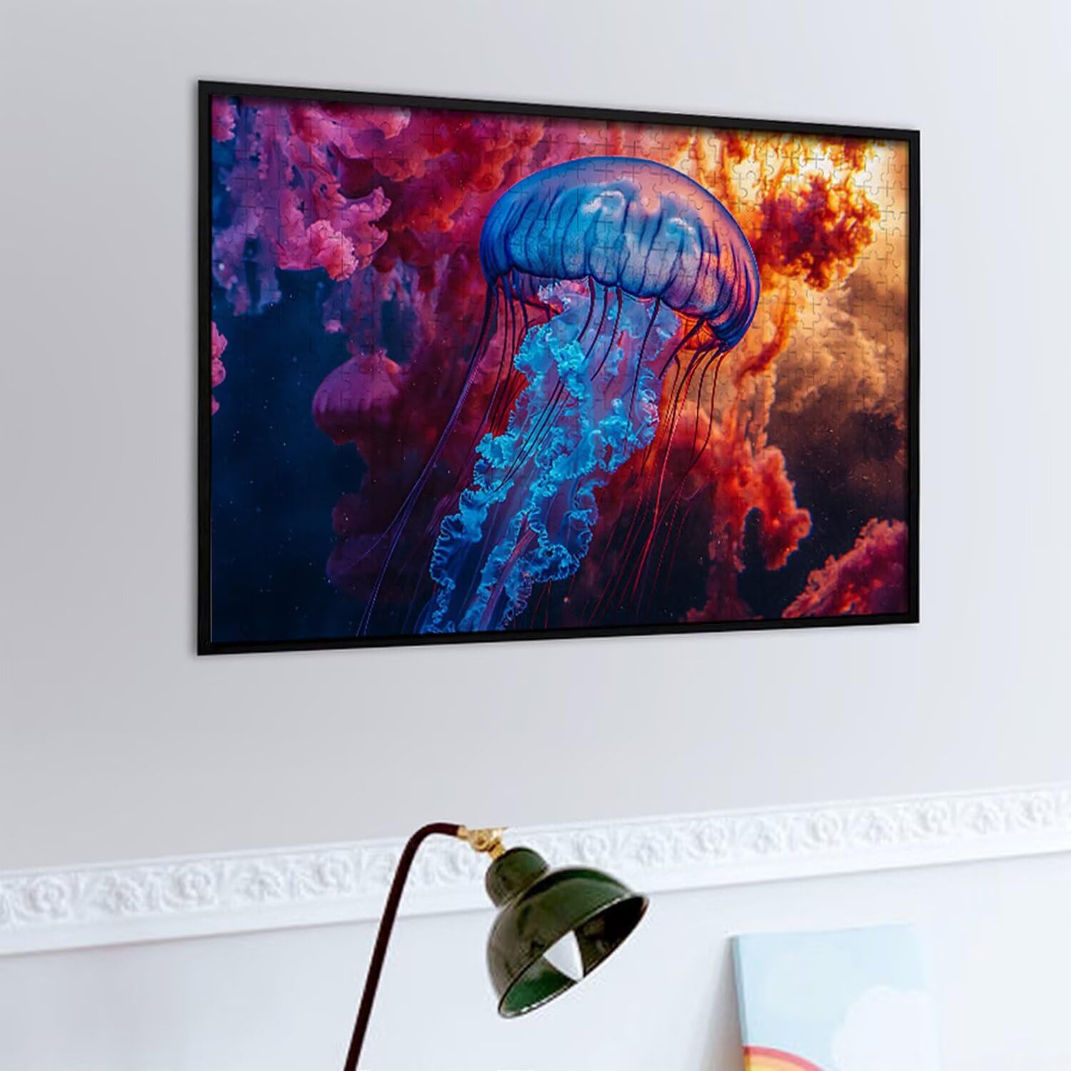 1500 Pezzi di Puzzle, Medusa1500 Pezzi di Puzzle per Adulti, Regalo di Anniversario, Regalo di Natale, Decorazione Della Casa, Prevenzione Della Degenerazione Cerebrale Negli Anziani v-799