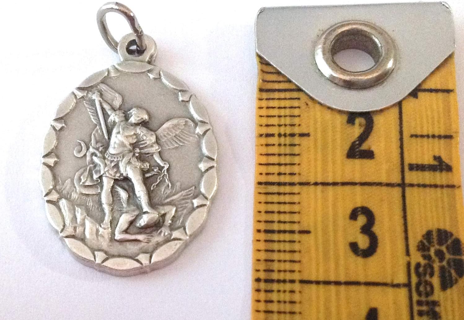 I G J SAINT MICHAEL THE ARCHANGEL MEDAL - THE PATRON SAINTS MEDALS- 100% MADE IN ITALY