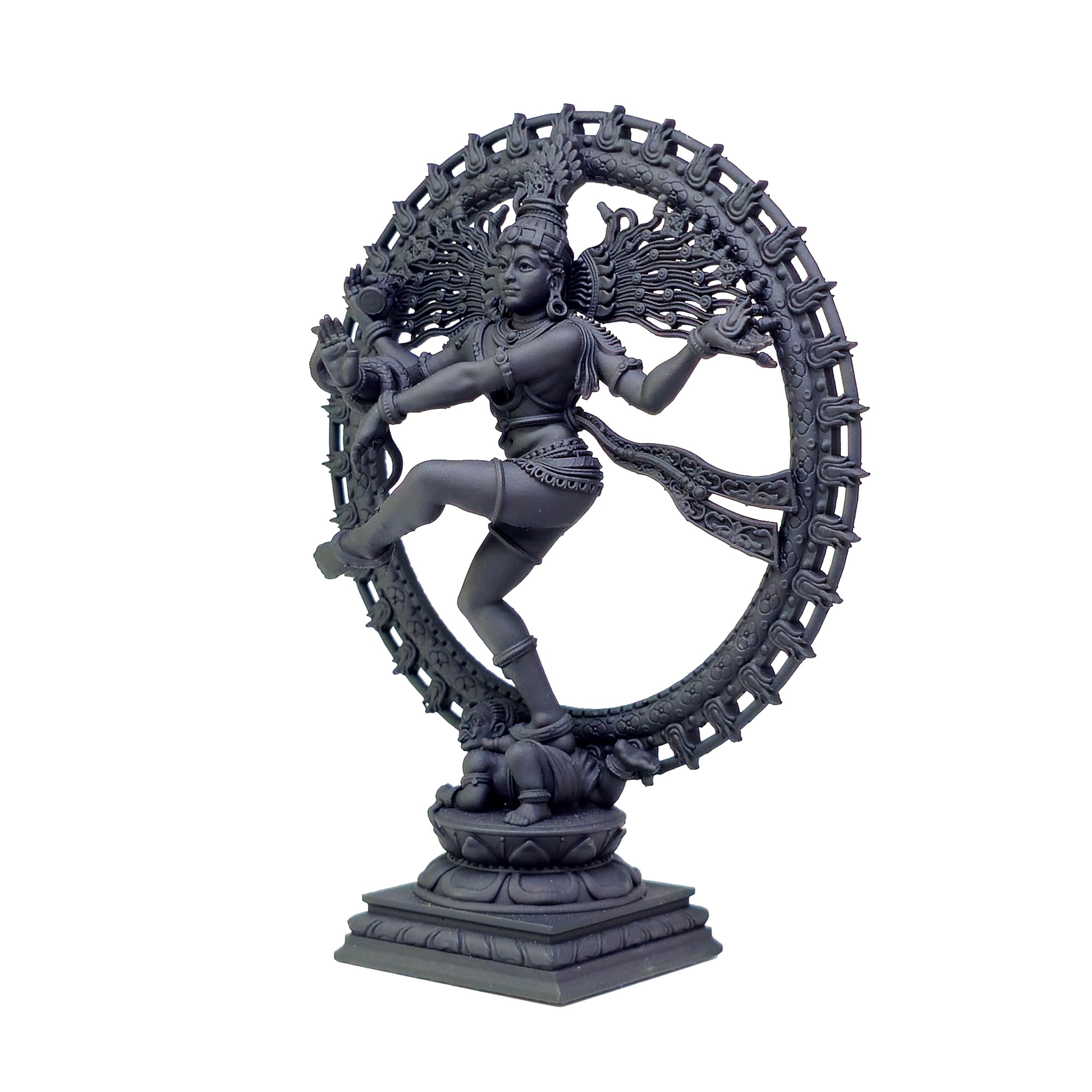 Nataraja Statue - Black UV Resin Idol -5